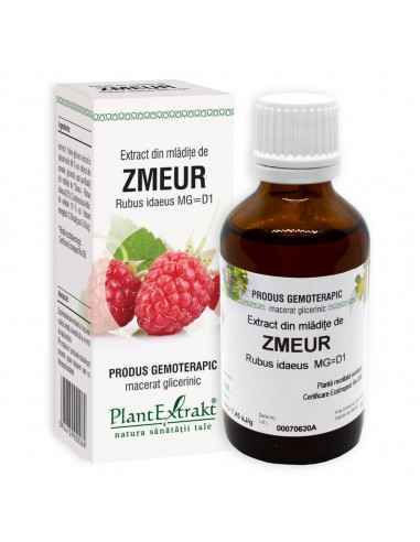 Extract din mladite de zmeur 50 ml Plant Extrakt
Extractul gemoterapic este obţinut din mladite de Zmeur (Rubus Ideaus)  prelucr