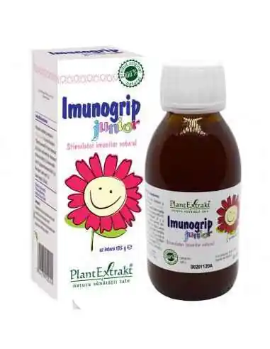 Imunogrip Junior 135 ml PlantExtract, REMEDII NATURISTE