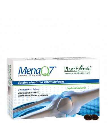 Mena Q7 Vitamina K2 Naturala 30 cps PlantExtrakt, REMEDII NATURISTE