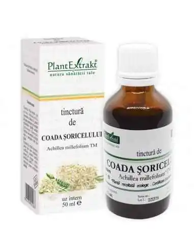 Tinctura de Coada Soricelului 50ml PlantExtrakt, TINCTURI CU ALCOOL