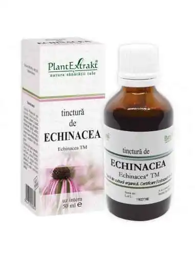 Tinctura de Echinacea 50ml PlantExtrakt, TINCTURI CU ALCOOL