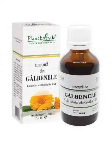 Tinctura de Galbenele 50ml PlantExtrakt, TINCTURI CU ALCOOL