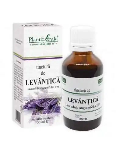 Tinctura de Levantica 50ml PlantExtrakt, TINCTURI CU ALCOOL