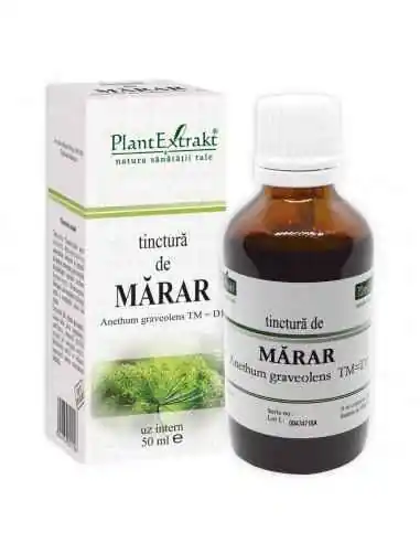 Tinctura de Marar 50ml PlantExtrakt, TINCTURI CU ALCOOL