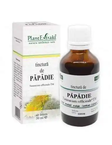 Tinctura de Papadie 50ml PlantExtrakt, TINCTURI CU ALCOOL