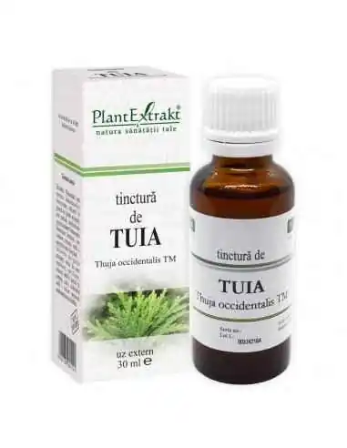 Tinctura de Tuia 30ml PlantExtrakt, TINCTURI CU ALCOOL