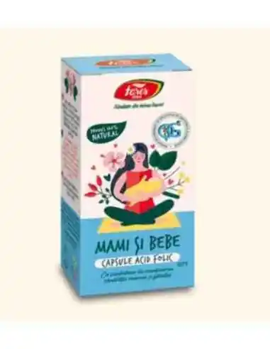 Mami și bebe Acid Folic Natural 30cps Fares, Sistemul nervos