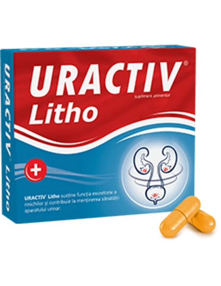 Uractiv Litho 30 capsule Fiterman Pharma, Retentie hidrica