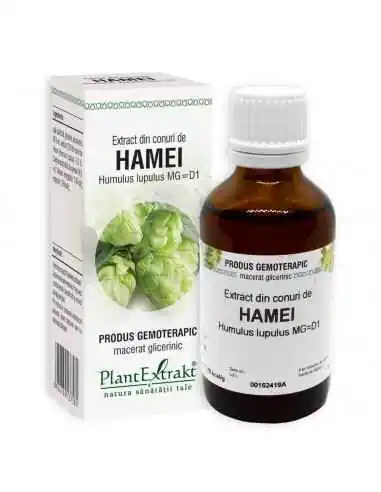 Extract conuri de hamei 50 ml PlantExtrakt, Sistemul nervos