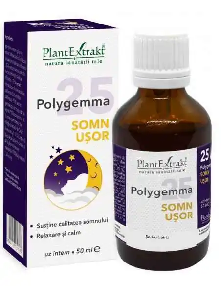 Polygemma 25 somn usor 50 ml PlantExtrakt, REMEDII NATURISTE