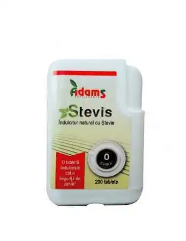 STEVIS (INDULCITOR CU STEVIE) 200CPR ADAMS VISION, Diabet