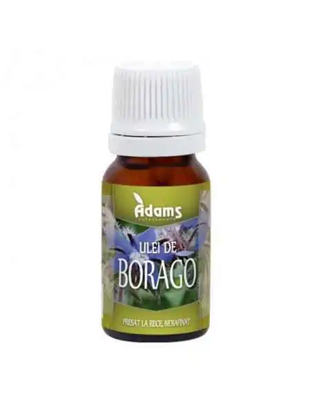 ULEI DE BORAGO 10ML (PRESAT LA RECE) ADAMS VISION, ULEIURI VEGETALE