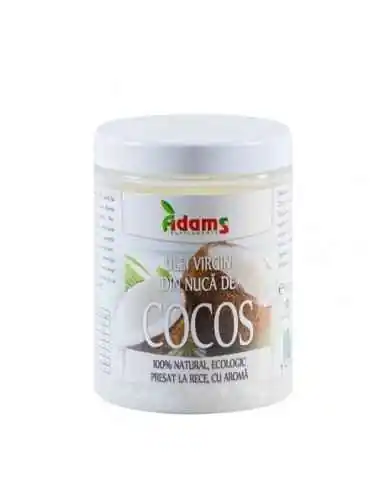 ULEI DE COCOS VIRGIN ECOLOGIC 1000ML ADAMS VISION, ULEIURI VEGETALE