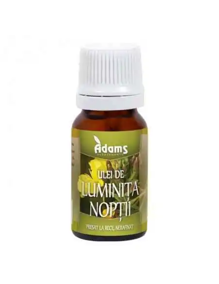 ULEI DE LUMINITA NOPTII 10ML (PRESAT LA RECE) ADAMS VISION, ULEIURI VEGETALE
