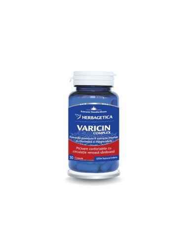 Varicin Complex 30cps Herbagetica, REMEDII NATURISTE