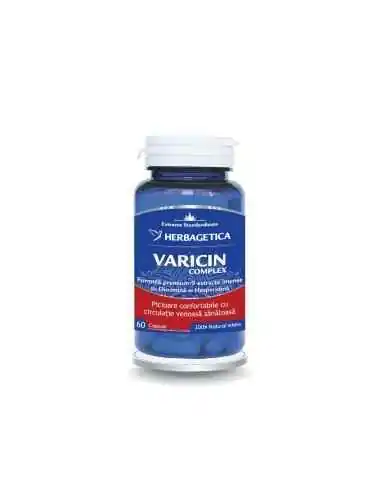 Varicin Complex 60cps Herbagetica, REMEDII NATURISTE