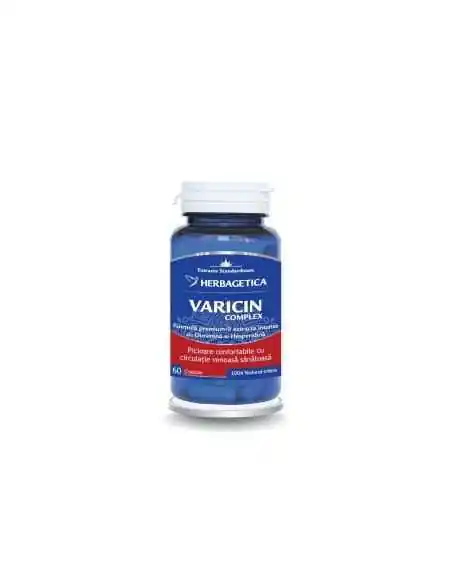Varicin Complex 60cps Herbagetica, REMEDII NATURISTE