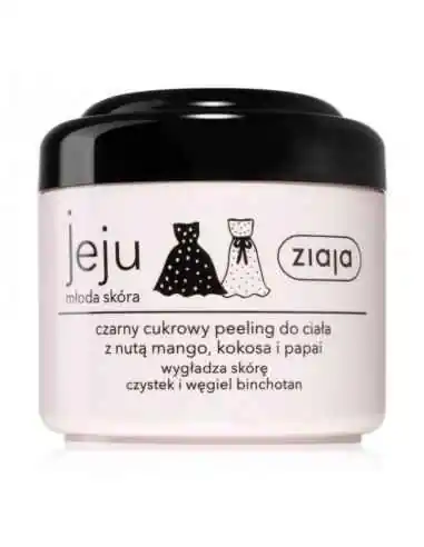 Ziaja Jeju Pink - Scrub cu zahăr și cărbune pentru corp, 200 ml Ziaja, INGRIJIRE TEN