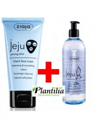 Oferta Ziaja Jeju – Apă micelară + Mască pentru față cu cărbune Ziaja, INGRIJIRE TEN