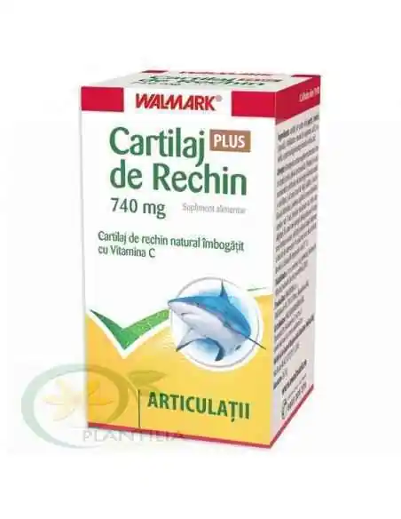 Cartilaj de rechin PLUS 740 mg 30 capsule Walmark, REMEDII NATURISTE
