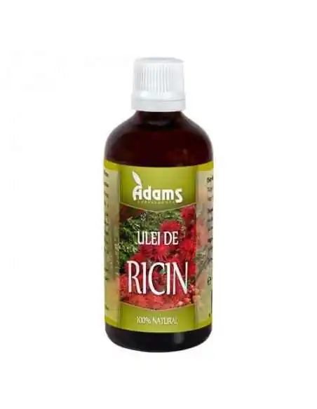 ULEI DE RICIN 100ML ADAMS VISION, ULEIURI VEGETALE