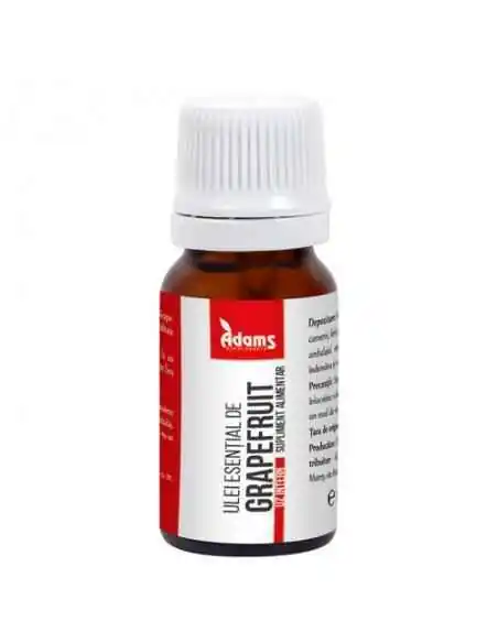 ULEI ESENTIAL DE GRAPEFRUIT 10ML (UZ INTERN) ADAMS VISION, ULEIURI ESENTIALE