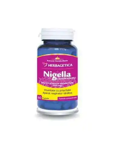 NIGELLA CHIMEN NEGRU 60 cps Herbagetica, Imunitate si raceala