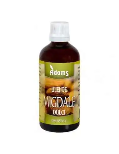 ULEI MIGDALE DULCI 100ML (PRESAT LA RECE) ADAMS VISION, ULEIURI VEGETALE