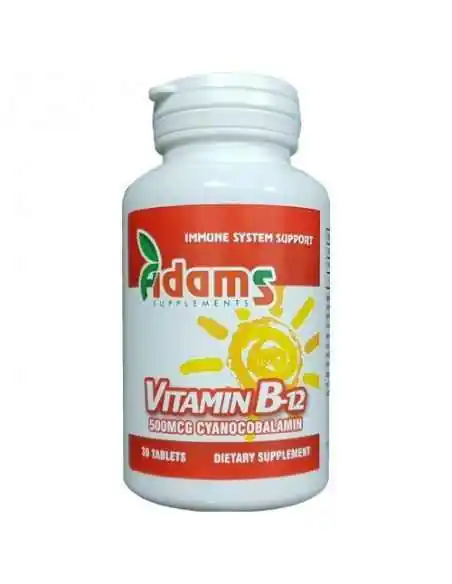 VITAMINA B12 500MCG 30CPR ADAMS VISION, Sistemul nervos