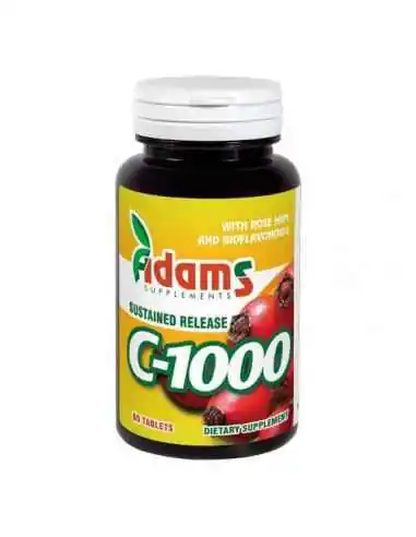 VITAMINA C-1000 MACESE 60CPR ADAMS VISION, Raceala si gripa