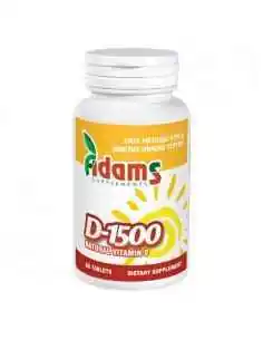 VITAMINA D-1500 60CPR ADAMS VISION, Raceala si gripa