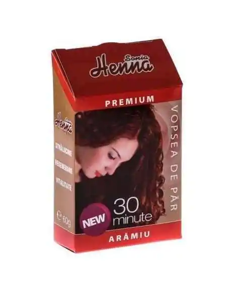 Vopsea par Henna Premium Aramiu 60gr Kian Cosmetics, REDUCERI