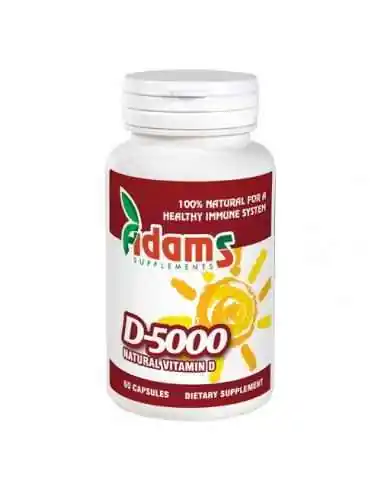 VITAMINA D-5000 60CPR ADAMS VISION, Raceala si gripa
