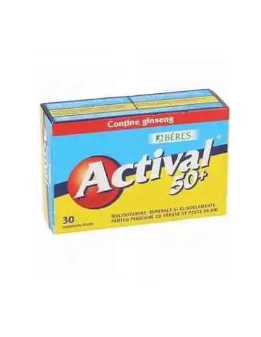 ACTIVAL 50+, 30CPR BERES, VITAMINE SI MINERALE