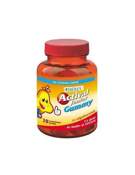 ACTIVAL JUNIOR GUMMY 20CPR GUMATE BERES, VITAMINE SI MINERALE
