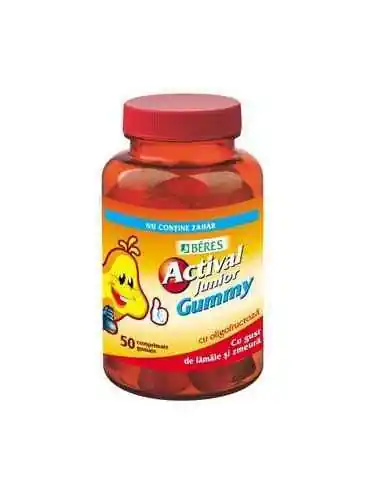 ACTIVAL JUNIOR GUMMY 50CPR GUMATE BERES, VITAMINE SI MINERALE