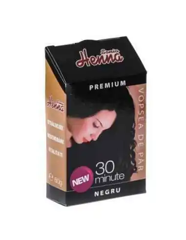 Vopsea par Henna Premium Negru  60gr Kian Cosmetics, REDUCERI