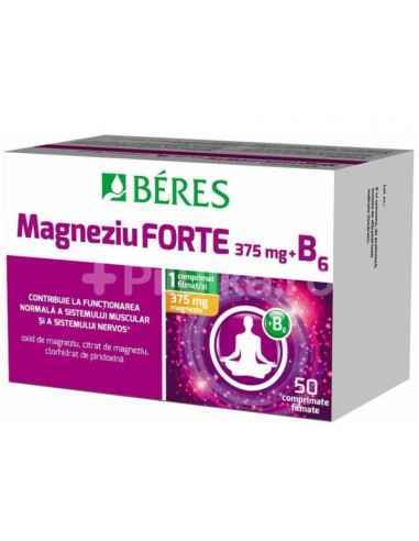 MAGNEZIU FORTE 375MG+B6 50CPR BERES, Sistemul nervos