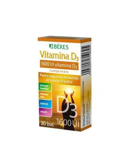 VITAMINA D3 1600UI 30CPR BERES, Raceala si gripa