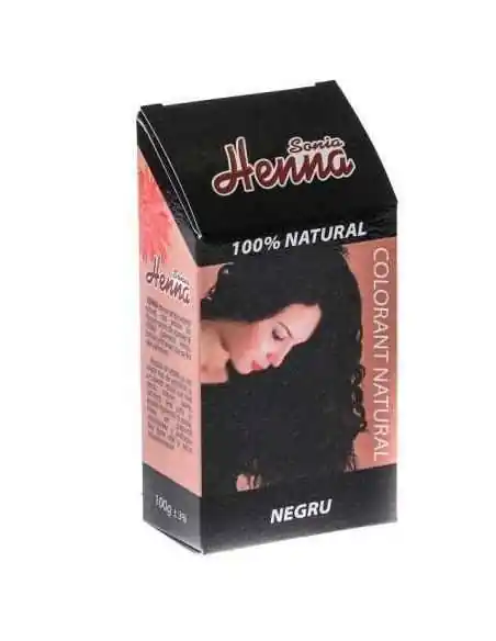 Vopsea de par Henna Sonia Negru 100gr Kian Cosmetics, REDUCERI
