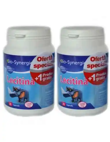 LECITINA 1200MG 30CPS 1+1 GRATIS BIO-SYNERGIE, Sistemul nervos