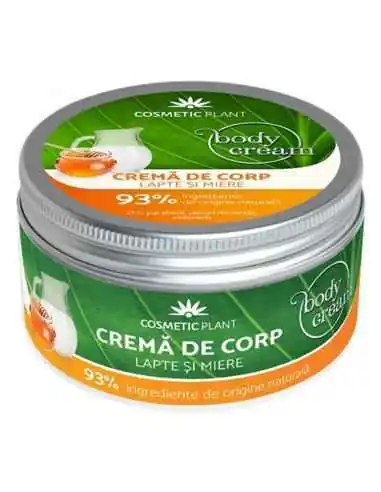 BODY CREMA CORP LAPTE&MIERE 200ML Cosmetic Plant, UNGUENTE/CREME/GELURI