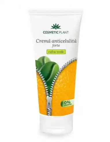 CREMA ANTICELULITICA CAFEA VERDE FORTE 200ML Cosmetic Plant, UNGUENTE/CREME/GELURI