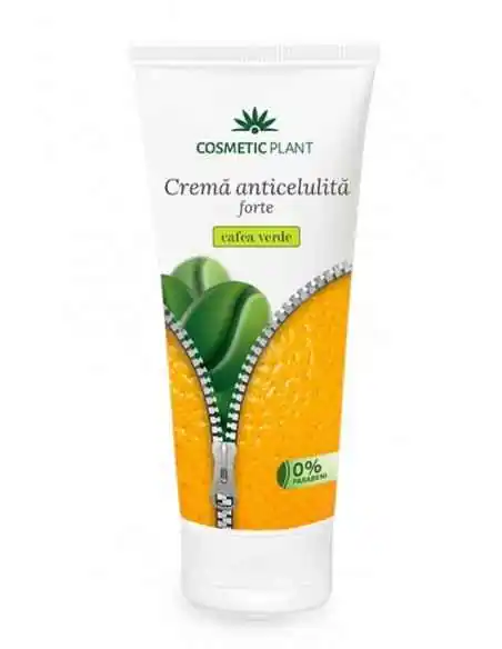 CREMA ANTICELULITICA CAFEA VERDE FORTE 200ML Cosmetic Plant, UNGUENTE/CREME/GELURI