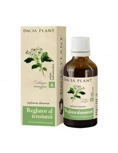 Herbotensin (Reglator al Tensiunii) soluţie hidroalcoolică 50 ml Dacia Plant, TINCTURI CU ALCOOL