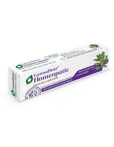 Pasta dinti GennaDent Homeopatic 50ml Viva Natura, INGRIJIRE PERSONALA