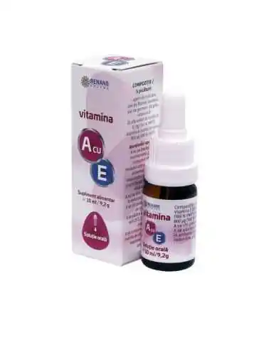 VITAMINA A CU E 10ML RENANS PHARMA, EXTRACTE SI GEMODERIVATE