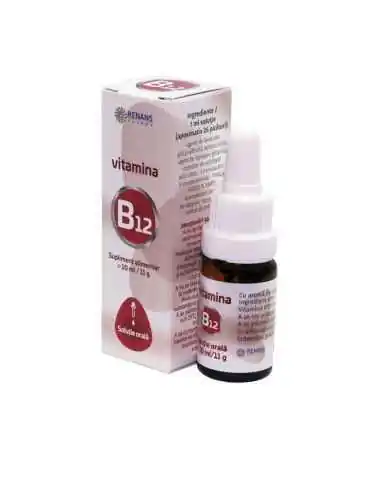 VITAMINA B12 10ML RENANS PHARMA, VITAMINE SI MINERALE