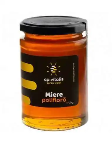 Miere Poliflora 1 kg Apivitalis, PRODUSE APICOLE