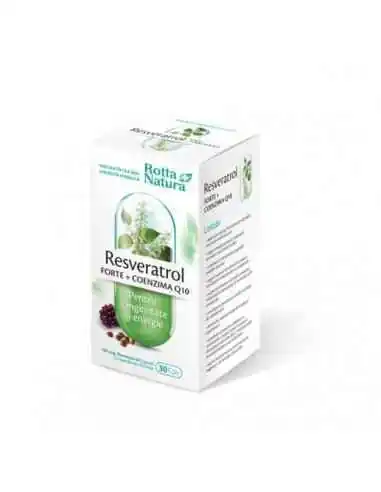 Resveratrol Forte + Coenzima Q10 30 capsule Rotta Natura, Stres